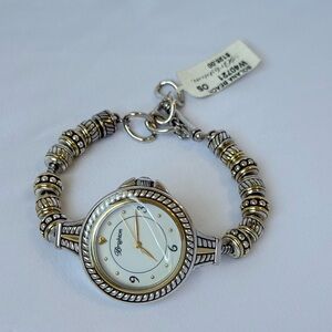 Vintage Brighton “Solana Beach” Silver and Gold Tone Watch